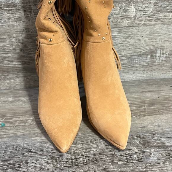 Vince Camuto Panaryaz Knee High Fringe Boots 7M - Picture 7 of 16